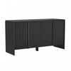Novara Contemporary 60" Sideboard in Black (4-Door) | Buffet contemporain Novara 60" en noir (4 portes)