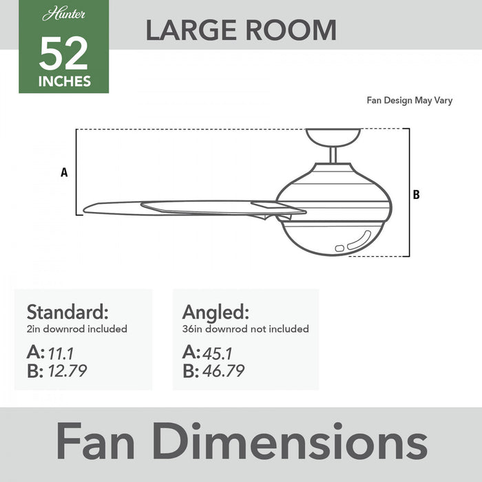 Aeronaut Ceiling Fan with Light Fixture - Black