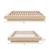 Marconi Platform Bed Frame King Bed | Lit Plateforme Marconi