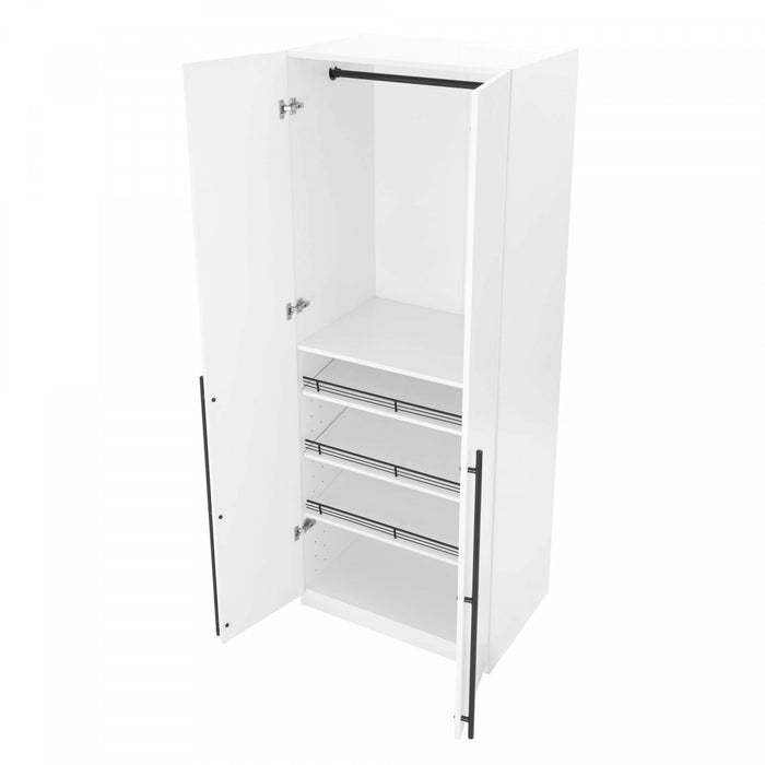Lee Modern 32\" Wardrobe Closet in White Armoire