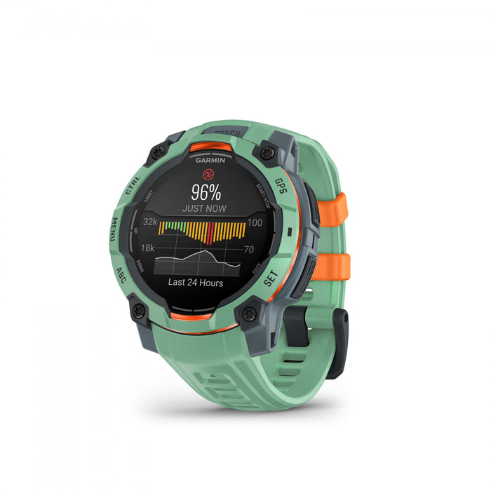 Garmin Instinct 3 Amoled Smartwatch 45 Mm - Rugged Military Spec 810, Compass, Barometric Altimeter 