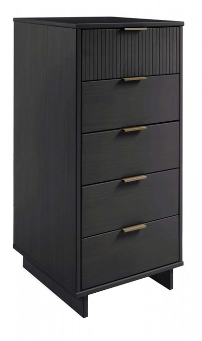 Granville Modern 2-Piece Dresser Set in Charcoal Gray