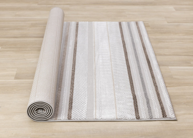 London Striped Indoor Area Rug - 5'3\" x 7'7\"