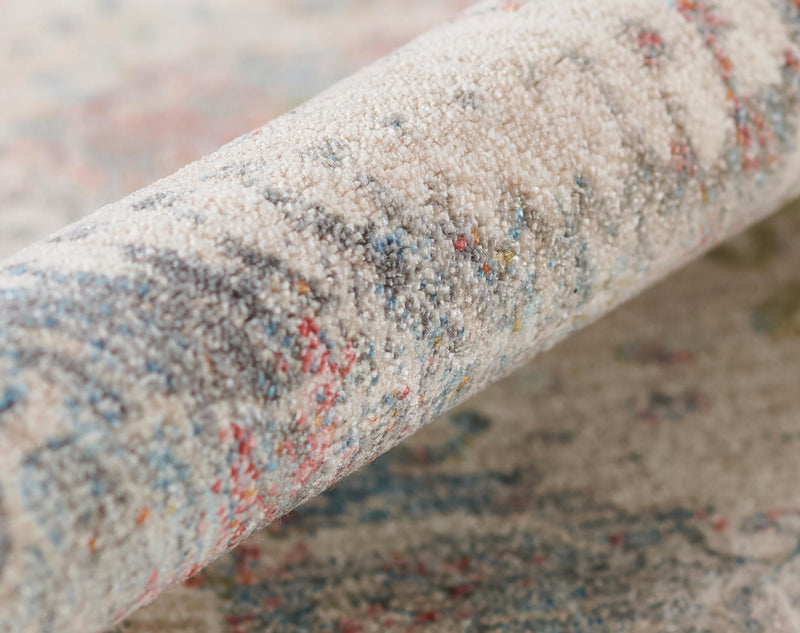 Ethel Traditional 2'6\" x Runner Rug in Multi Indoor Area Rug