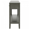 Emma 59.1'' Farmhouse Entryway Table with Drawers and Open Shelf,Grey Sofa Table  | Table d'entree Emma 59,1'' de style ferme avec tiroirs et etagere ouverte, grise