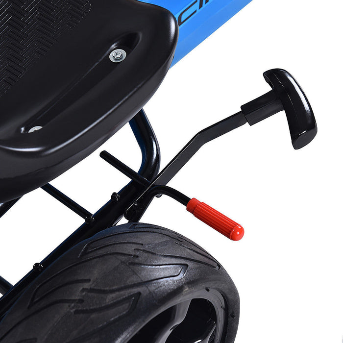 Costway Xmas Gift Go Kart Kids Ride On Car Pedal Powered Car 4 Wheel Racer Toy Stealth Outdoor