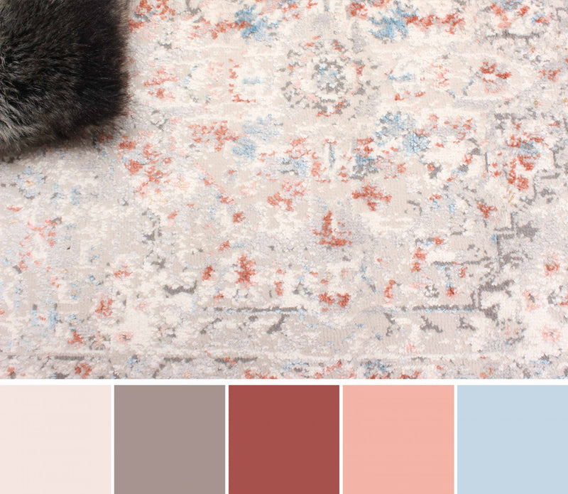 Mira Ivory Rug 2'8\" x 8'2\"