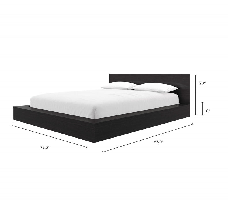 Kanso Low Platform Bed Set Queen Bed