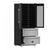 Forno Campania 32" Wine Cooler, Stainless Steel, Dual Wine Zones,17.7 cu.ft - FWCDR6635-32S | Refroidisseur a vin Campania de 32" en acier inoxydable, double zone, 17,7 pi³ - FWCDR6635-32S