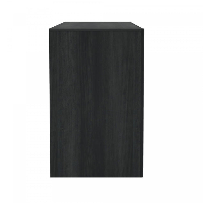 Linda Modern 2-Piece Dresser and Nightstand in Charcoal Gray