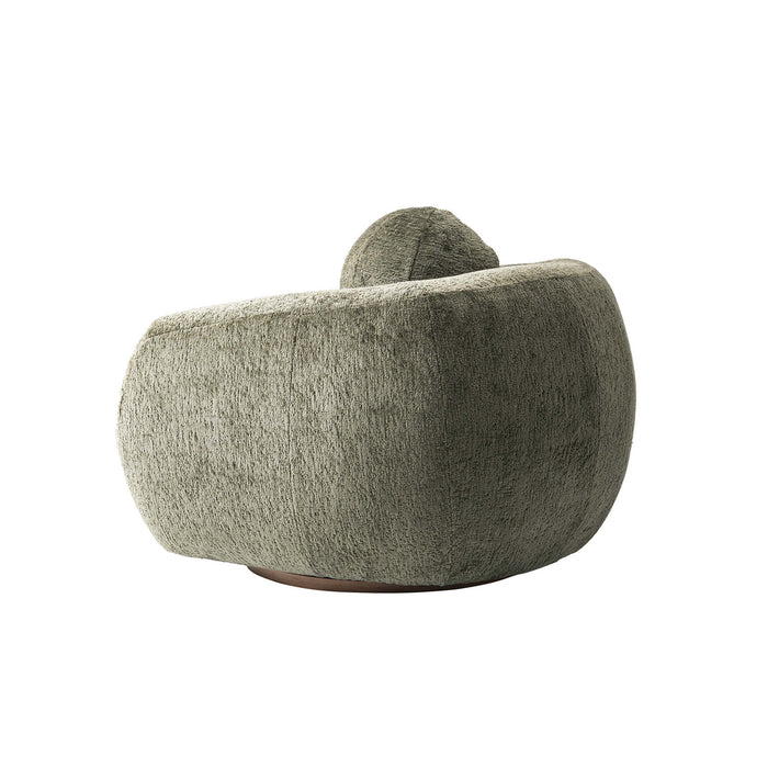 Tribeca Mid-Century Modern 2-Piece Sofa Set in Olive Green