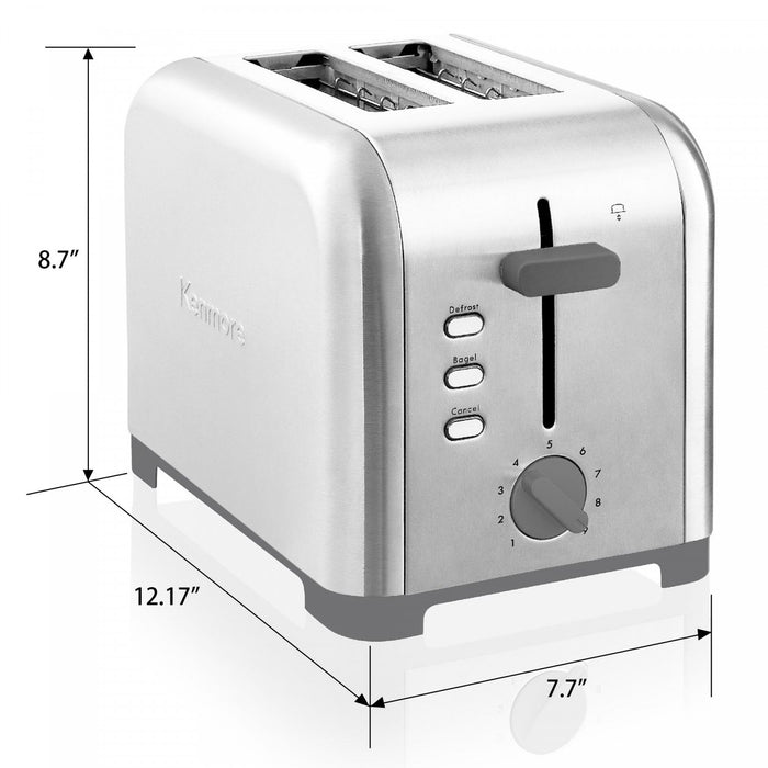 Kenmore 2-Slice Toaster Stainless Steel - KKTS2SS