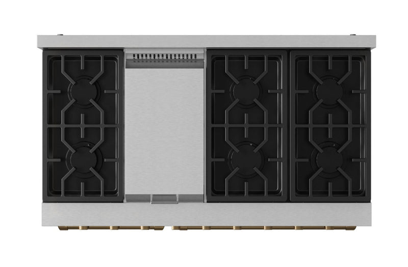 Gordon Ramsay Collection by Thor Kitchen 48\" Freestanding Professional Gas Range - RSG48E-BRZ