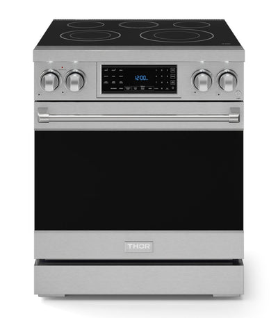 Gordon Ramsay Collection by Thor Kitchen 30" Freestanding Professional Electric Range with Tilt Panel Touch Control - RSE30|Cuisinière électrique amovible de style professionnel collection Gordon Ramsay de Thor Kitchen de 30 po - RSE30