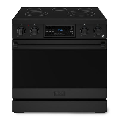 Gordon Ramsay Collection by Thor Kitchen 36" Freestanding Professional Electric Range with Tilt Panel Touch Control - RSE36B|Cuisinière électrique amovible de style professionnel collection Gordon Ramsay de Thor Kitchen de 36 po - RSE36B