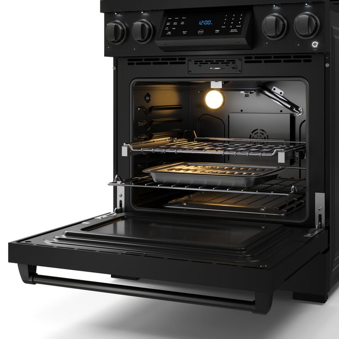 Gordon Ramsay Collection by Thor Kitchen 30\" Freestanding Professional Gas Range with Tilt Panel Touch Control - RSG30B