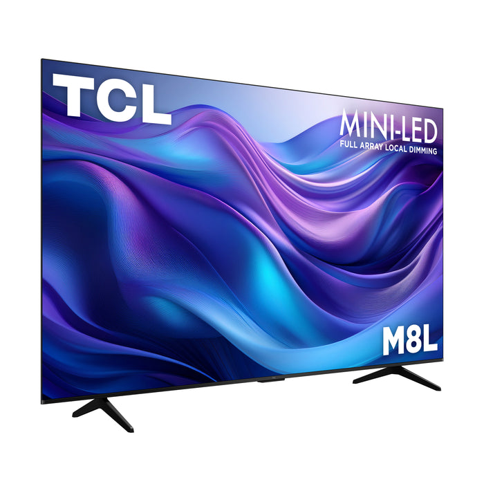TCL 85\" M8L Series Mini-LED 4K UHD HDR Smart Google TV (85M8L) – 2026 Model