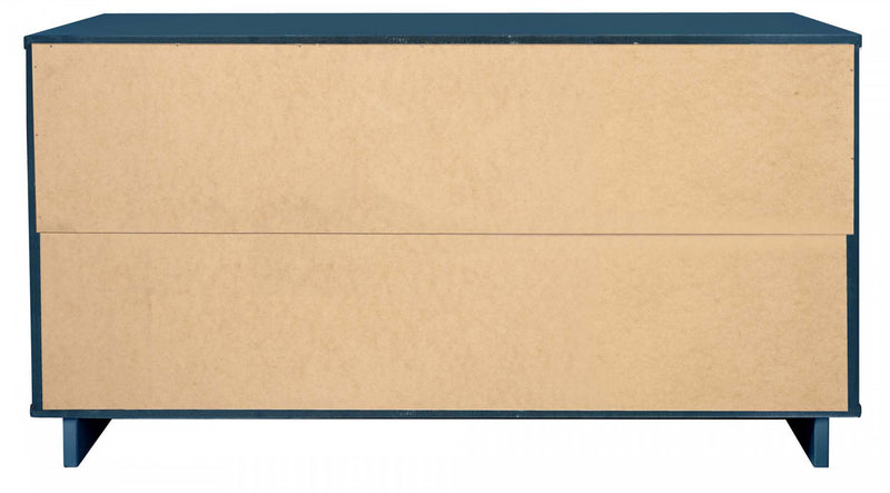 Granville Modern 55\" Dresser in Midnight Blue (6-Drawer)