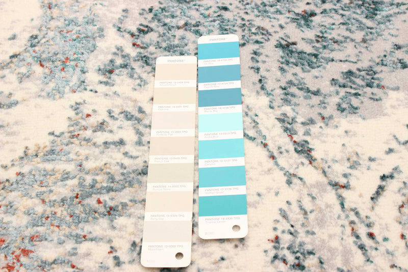 Tribeca Teal Area Rug - 8'0\" x 10'0\"