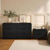Grace Modern 60" Dresser in Black (6-Drawer) | Commode moderne Grace 60" en noir (6 tiroirs)