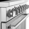Forno Paolo 36 Inch Freestanding Electric Range, Stainless Steel, 5.44 cu.ft.- FFSEL6011-36 | Cuisiniere electrique Paolo 36 pouces, acier inoxydable, 5,44 pi³ - FFSEL6011-36