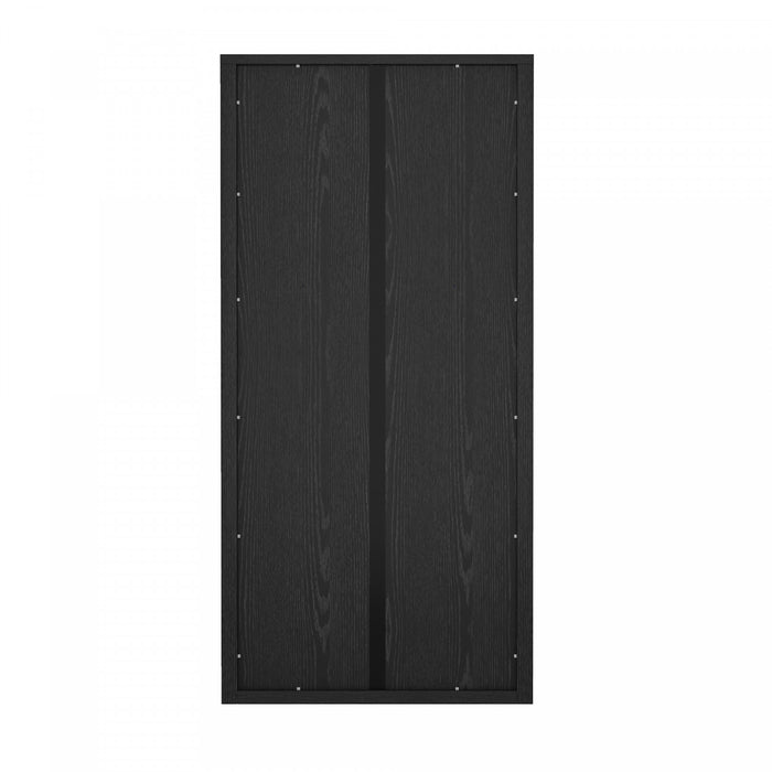 Rivington Modern 38\" Bookcase Cabinet in Black - Set of 3