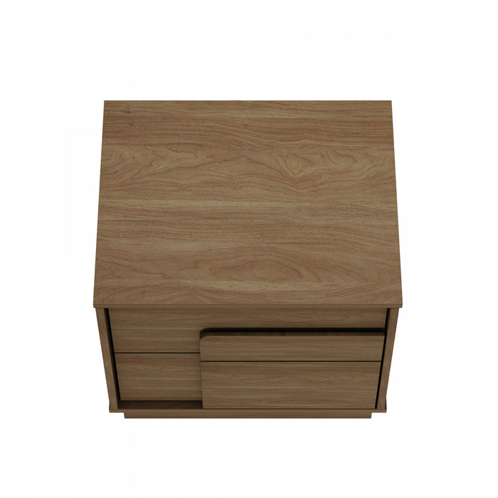 Horizon Modern 22\" Nightstand in Maple (2-Drawer)