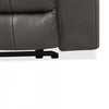 Marlow 60 in. Leather Match Power Reclining Loveseat with USB/USB-C - Charcoal | Causeuse inclinable electrique Marlow de 60 po en cuir assorti avec USB/USB-C - Charbon
