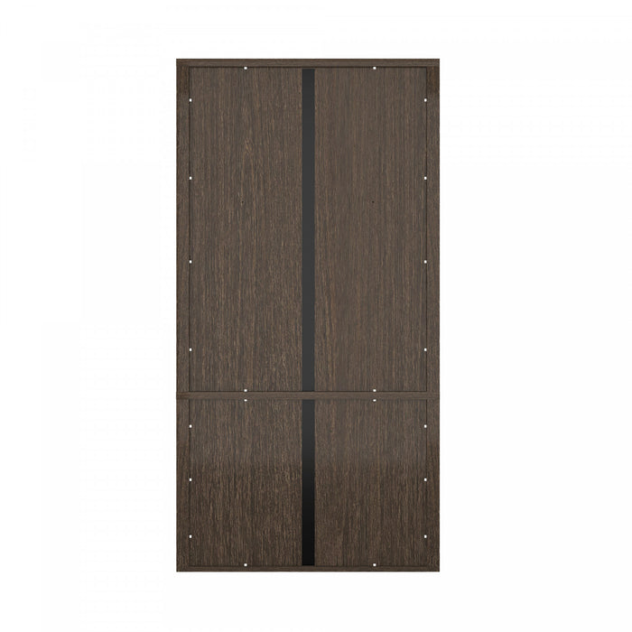 Rivington Modern 40\" Bookcase Cabinet in Walnut