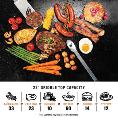 Blackstone 22\" On-The-Go Cart Griddle With Hood - 2475