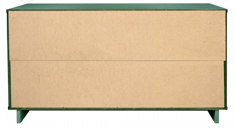 Granville Modern 55\" Dresser in Sage Green (6-Drawer)