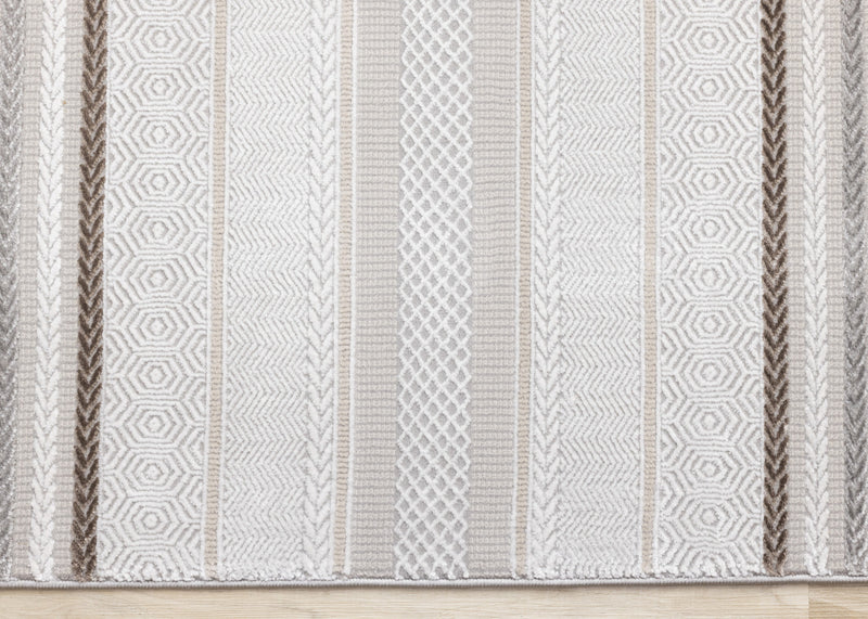 London Striped Indoor Area Rug - 5'3\" x 7'7\"