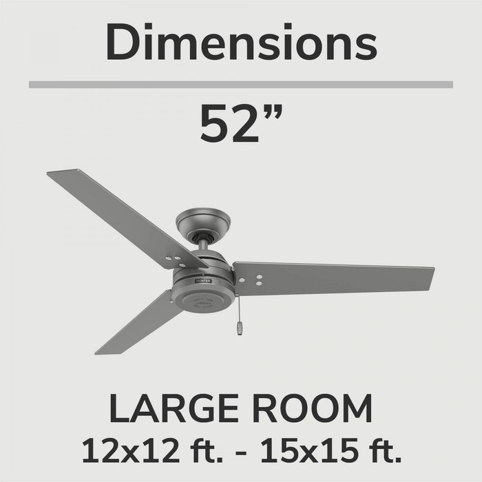 Cassius Ceiling Fan - Grey