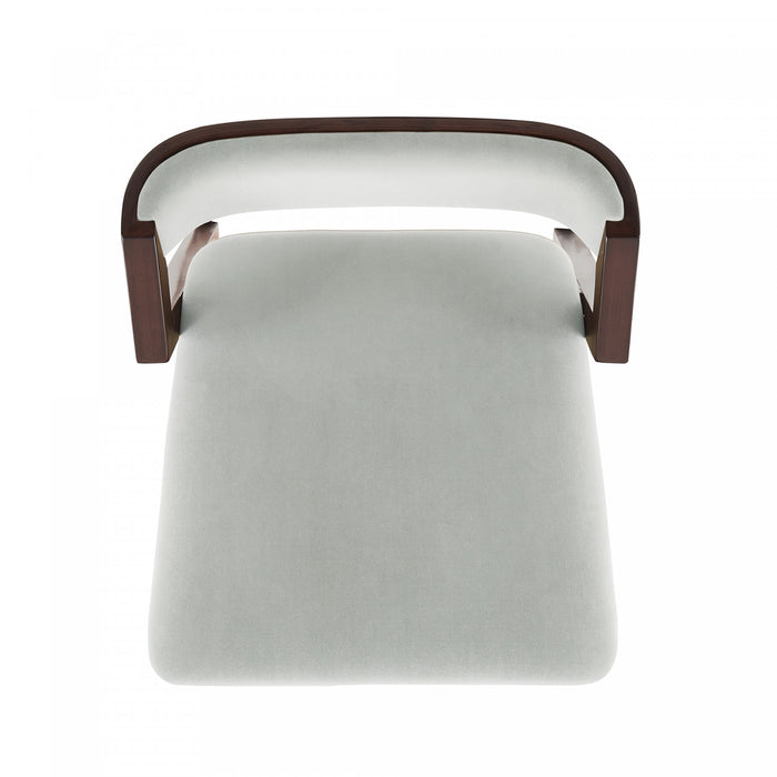 Patricia Modern Wood Upholstered Barstool in White Glacier - Set of 3