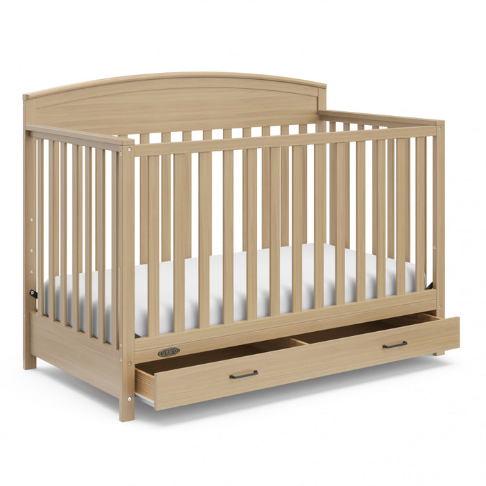 Graco Benton 5-in-1 Convertible Crib with Drawer - Driftwood