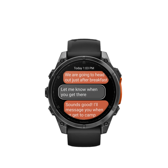 Garmin Fēnix 8 Amoled Smartwatch 47mm - Gps, Compass, Gyroscope And Barometric Altimeter 