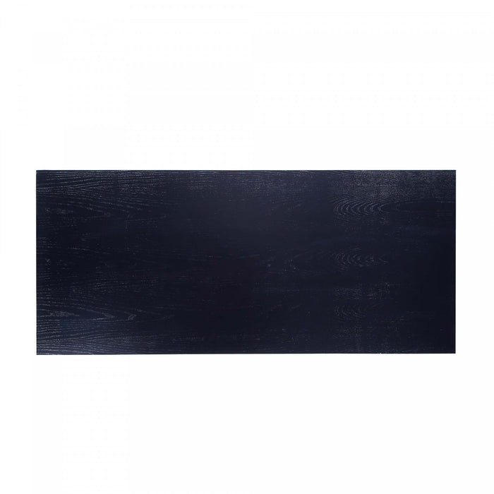 Rockaway Modern Industry Chic 71\" Dining Table in Black