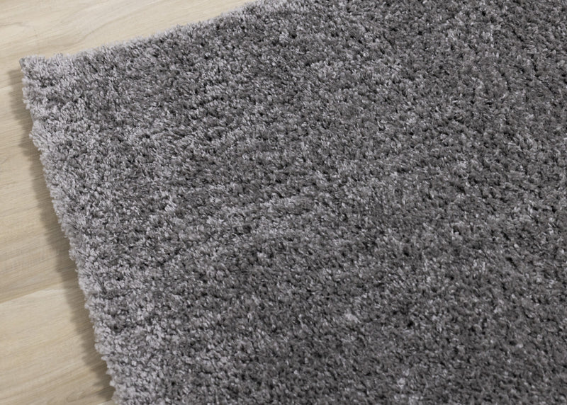 Taylor Dark Grey Comfort Shag Rug, 5'3\" x 7'7\" Indoor Area Rug