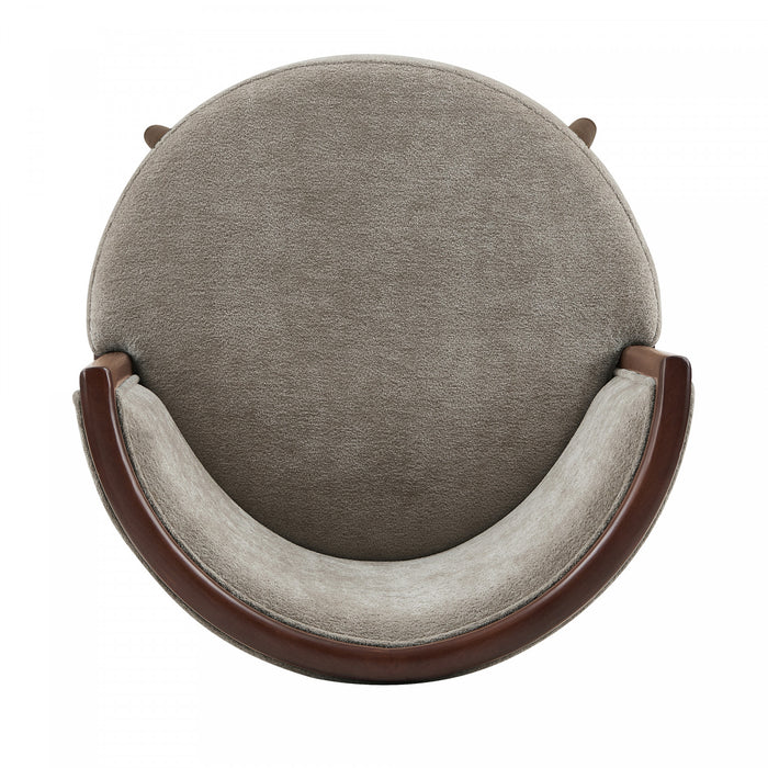 Evalyn Modern Wood Upholstered Barstool in Dove - Set of 3
