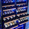 Forno Vernazza 40"Side-by-Side Dual Zone Wine Cellar, 25.07 cu.ft Capacity, Stainless Steel- FWCDR6642-40S | Cave a vin Vernazza de 40" cote a cote a double zone, capacite de 25,07 pi³, en acier inoxydable-FWCDR6642-40S