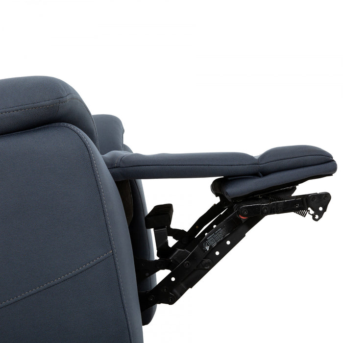 Sutton 81 in. Upholstered Power Recliner Sofa - Blue