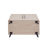 Jodie Mid-Century Modern 31" Fluted Accent Cabinet in Whitewashed Oak | Jodie – Cabinet d’appoint cannele style milieu du siecle de 31" en chene blanchi