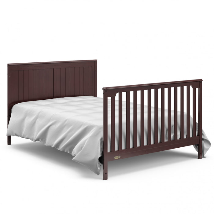 Graco Hadley 5-in-1 Convertible Crib with Drawer - Espresso