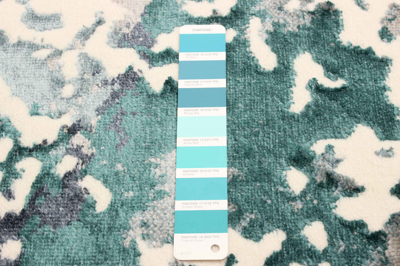 Aura Teal Area Rug - 8'0\" x 10'0\"