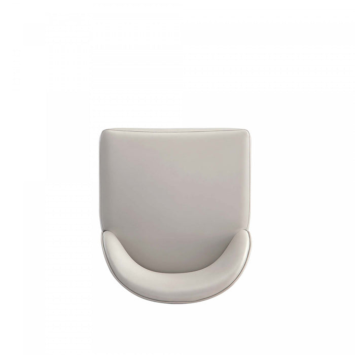 Hillman Modern Wood Upholstered Dining Chair in Light Gray - Set of 4