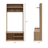 Porto Entryway Hall Tree Coat Rack | Vestiaire d’entree Porto