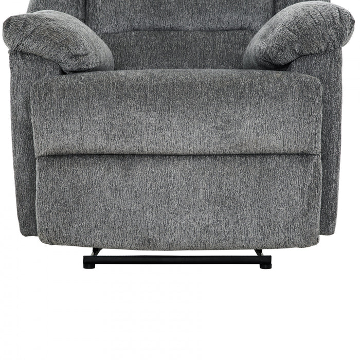 Weston 35 in. Upholstered Power Recliner Chair - Grey