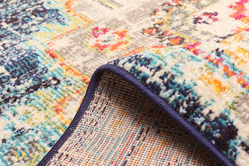 Lotus Navy Rug 5'0\" x 8'0\"