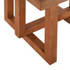 Ethan Rustic Solid Rubberwood End Table,Beige  | Ethan Table d'Appoint Rustique en Bois de Caoutchouc Solide, Beige