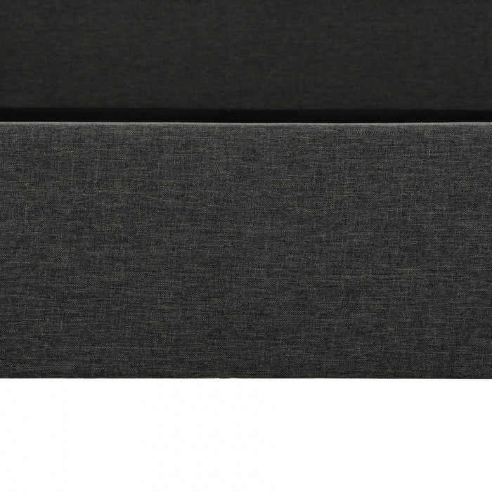 Wilder Grey Upholstered Wingback Platform Bed - Queen